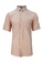 Pacolino orange Pacolino - (Regular) Stripe Formal Casual Short Sleeve Men Shirt DF574AAE5EB261GS_1