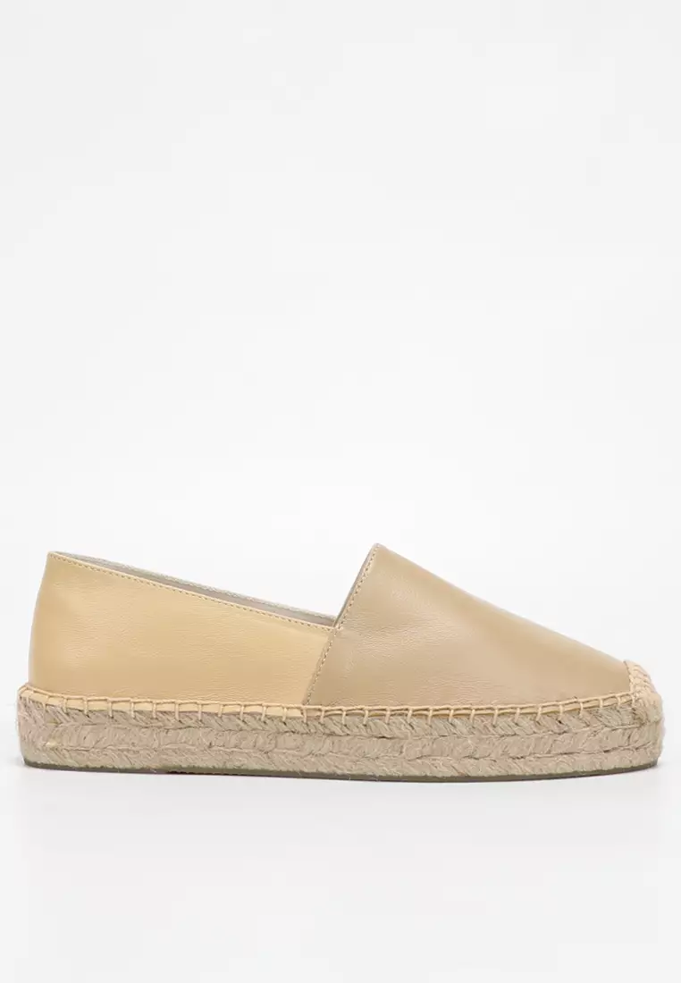 Discount on Twenty Eight Shoes  shoes - SKU: Color Matching Lamb Leather Espadrilles HB7102