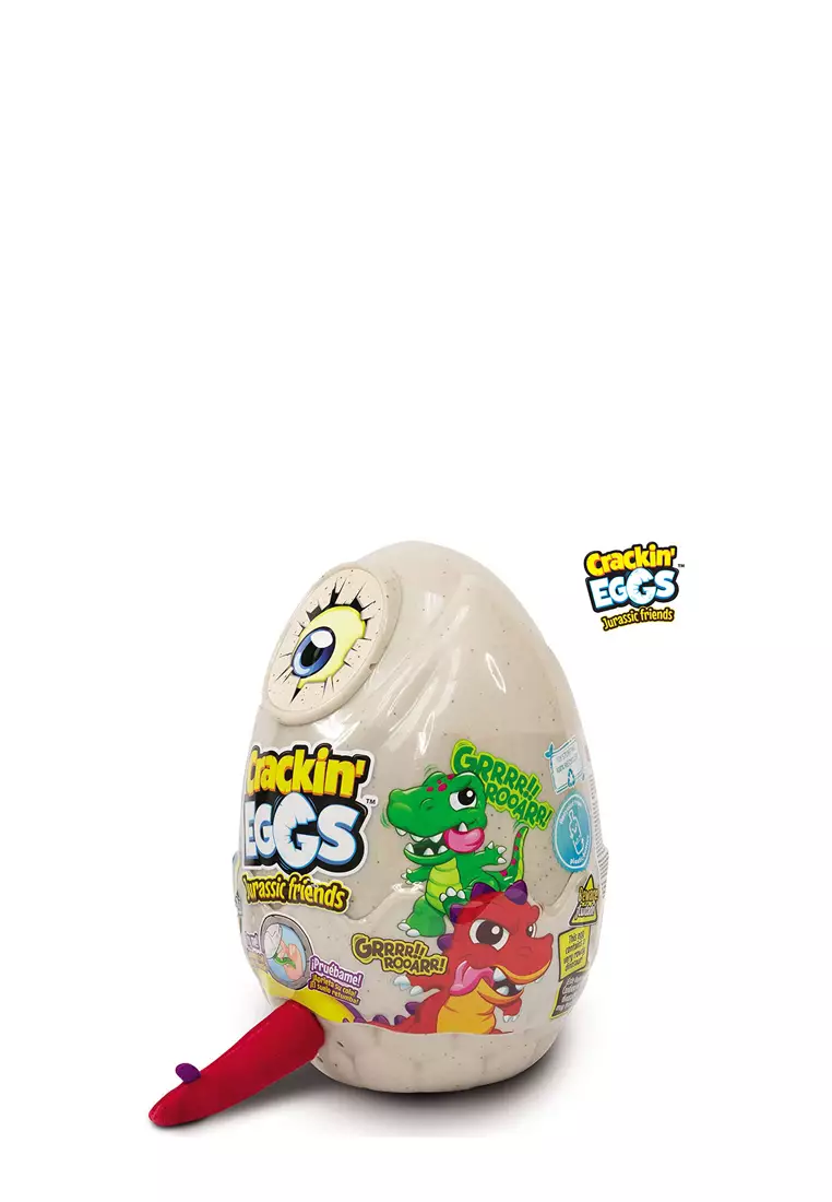 Crackin Eggs Dino Jurrasic Friends Roarasaurus - Mainan Telur Boneka