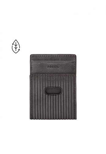 Fossil grey Andrew Card Case Wallet F3FFCACF1C8BABGS_1