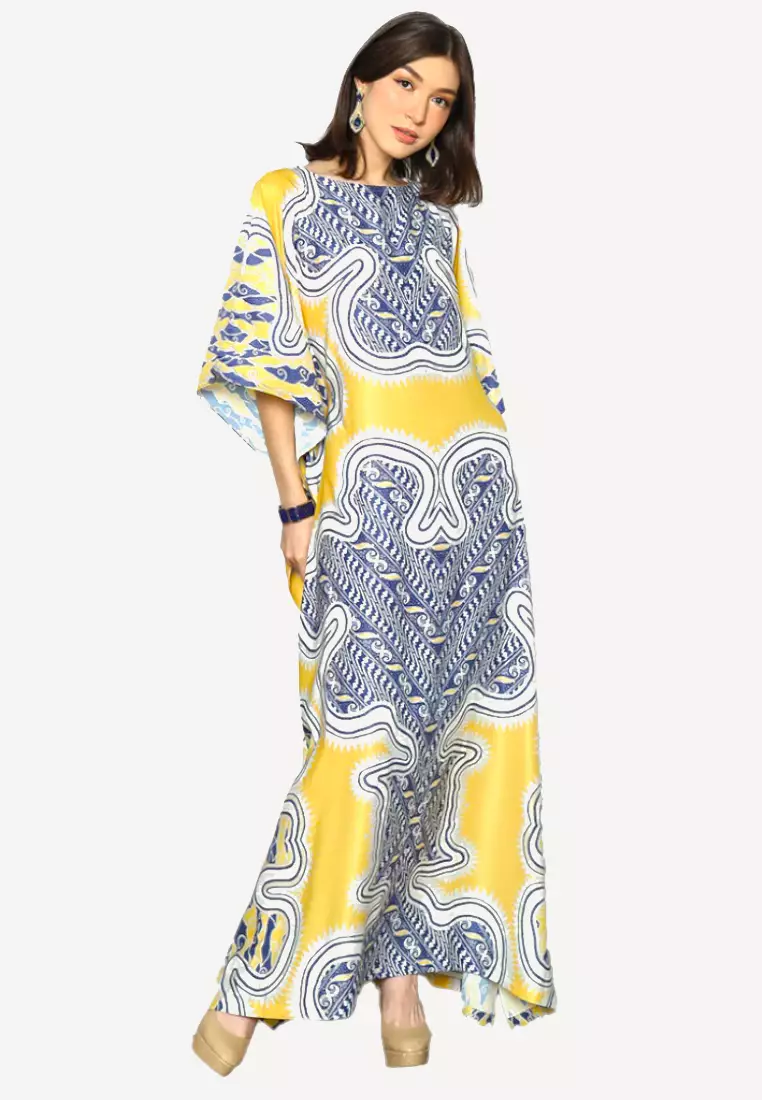 Kanzi Exclusive Short Sleeve Batik Kaftan
