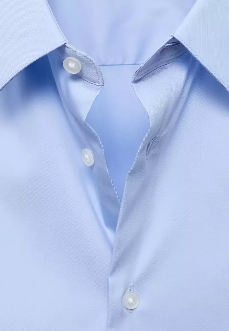 Slim Fit Cotton Suit Shirt