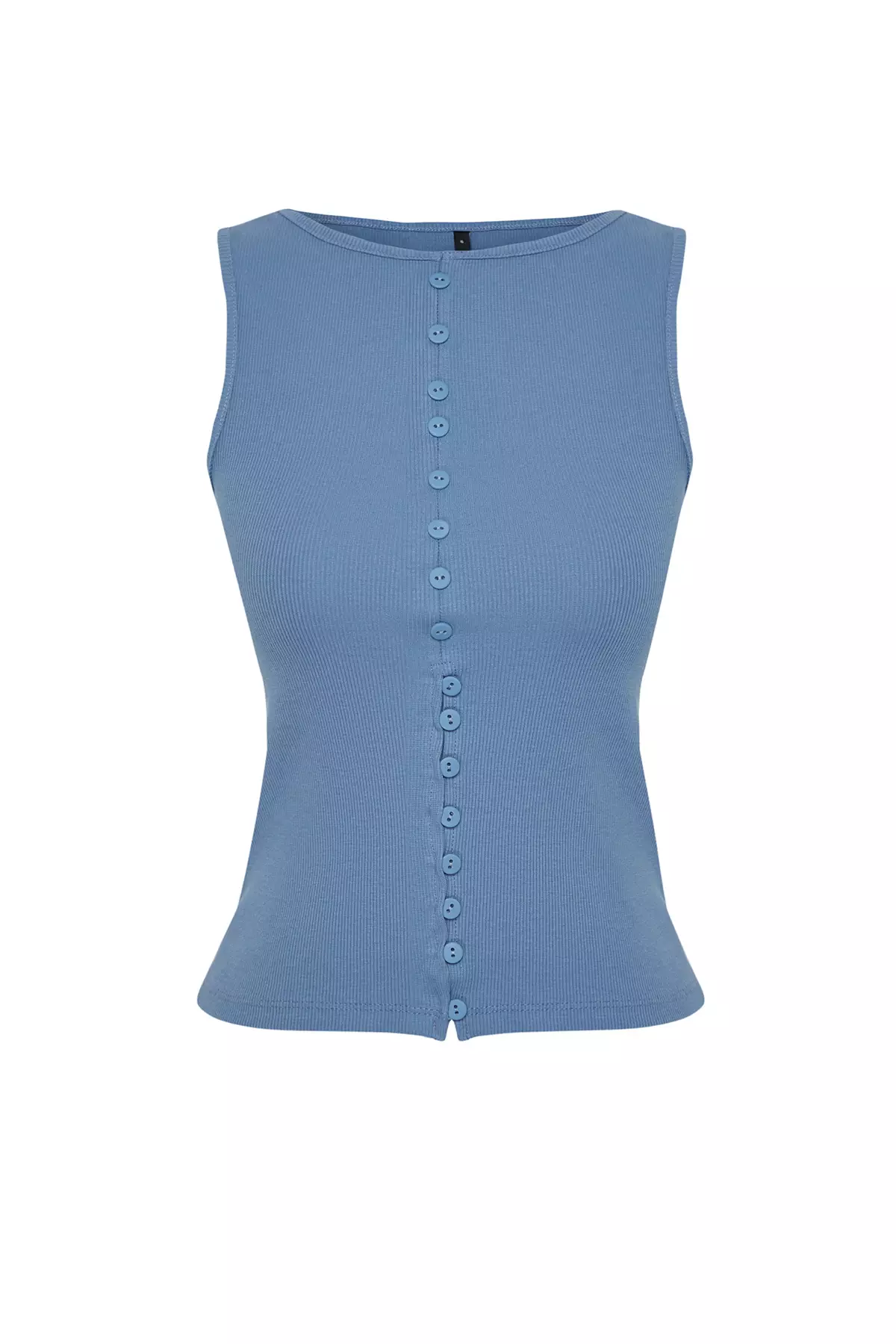 Buttoned Knit Top
