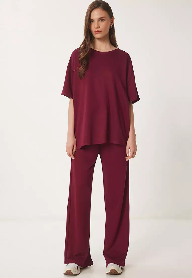 Crew Neck Knitted Bottom-Top Suit