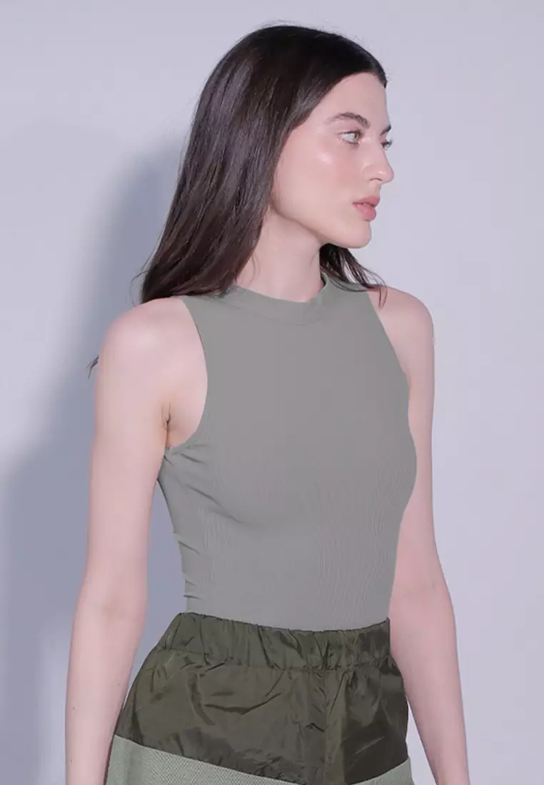 Dame Sleeveless Bodysuit Top