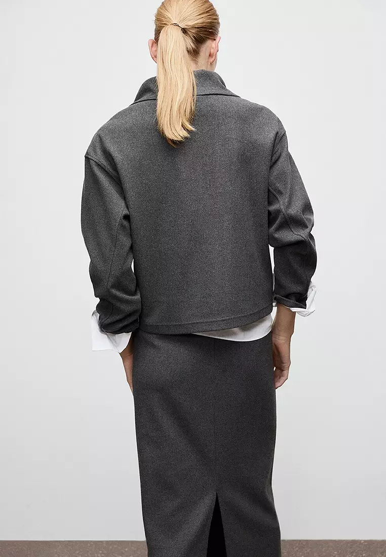 Turtleneck Sweatshirt with Zip