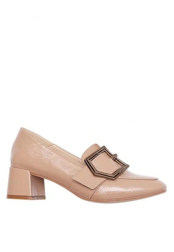 Twenty Eight Shoes beige Patent Loafer Heel 328-1 CEA1FSH0533C76GS_1