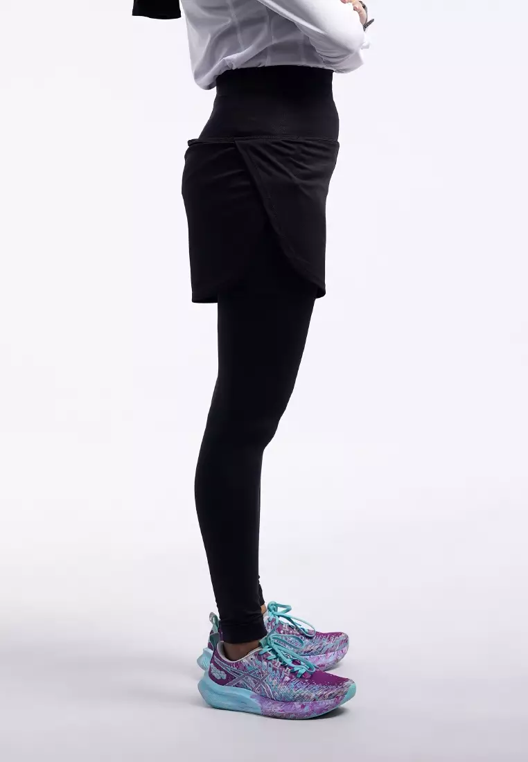 Tiento Celana Lari 2in1 Legging Running Sport Women Leging Olahraga Wanita