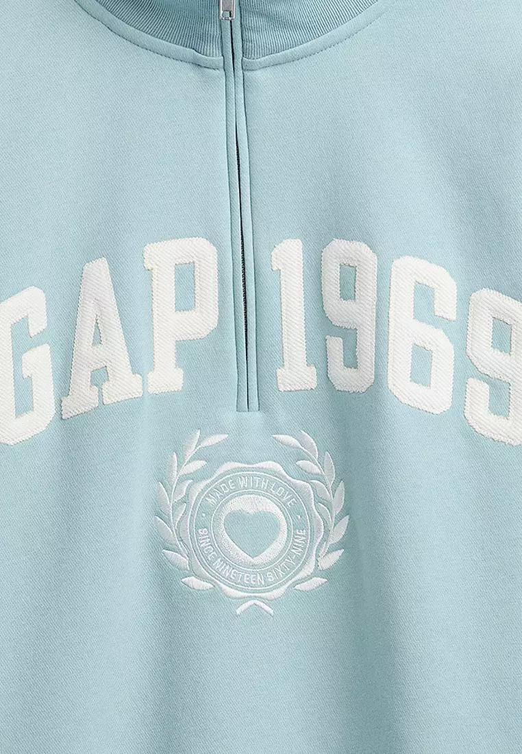 Logo Half Zip Sweatshirt