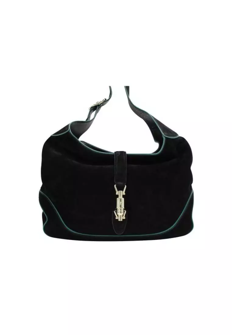 Gucci black suede bag store