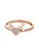 Her Jewellery Antlers Love Ring (Rose Gold) - Made with Swarowski Crystals C837BACE3540F5GS_2