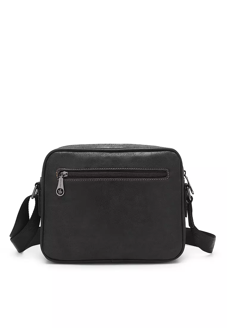 Men's Sling Bag / Crossbody Bag - Black