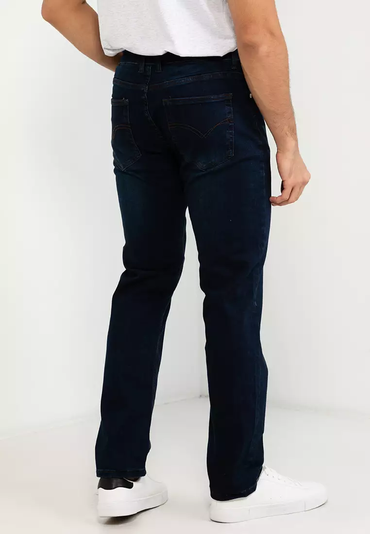 Straight Cut Stretchable Jeans