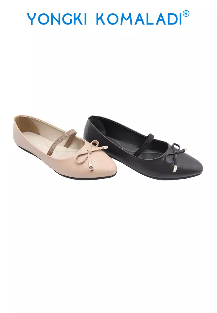 YONGKI KOMALADI MAEVE FLATSHOES OL-EJM835-25 HITAM