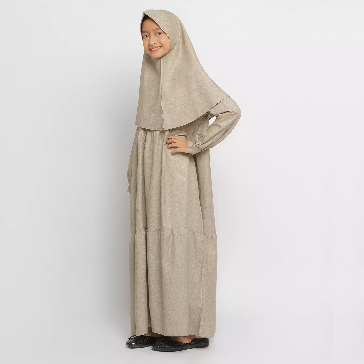 Gamis Anak GA 03 Cream