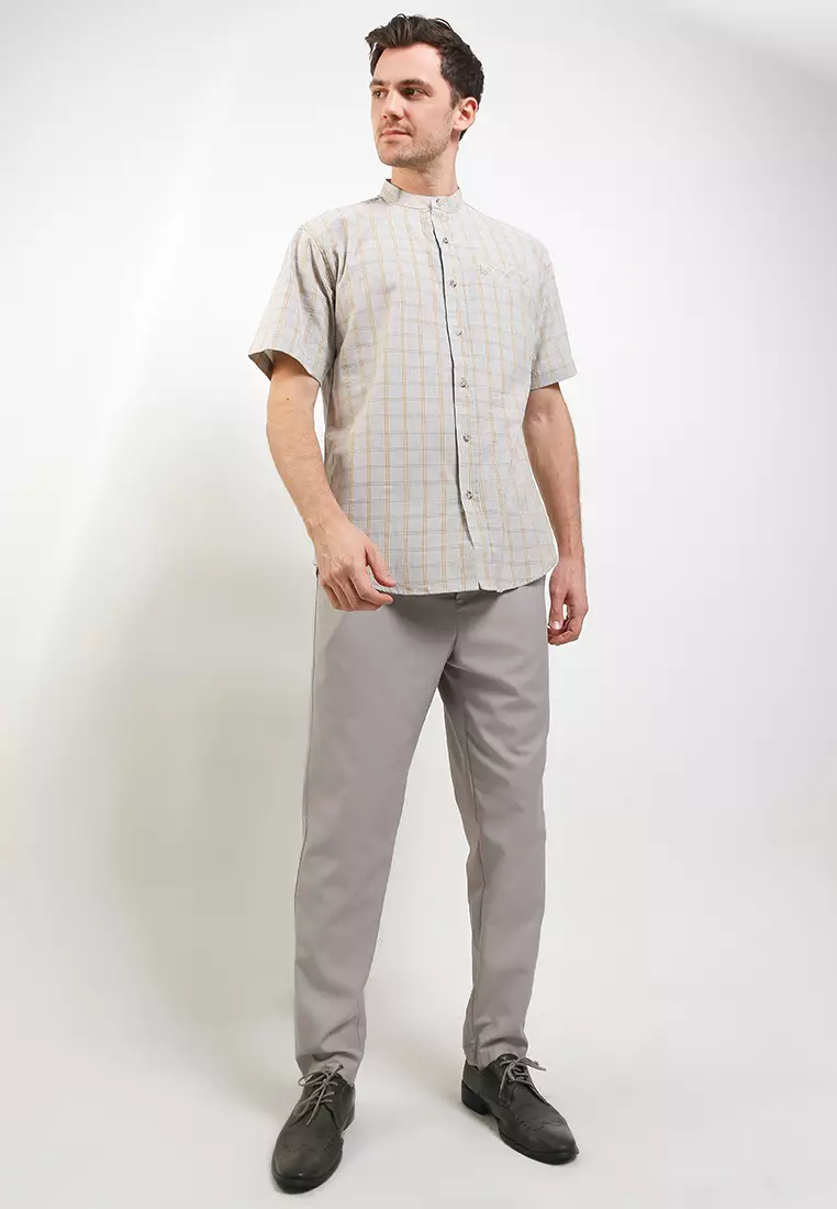 Pale Camel Short Kemeja Koko