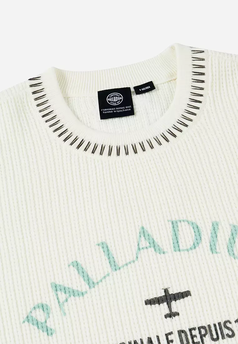 男裝 PALLADIUM LOGO 明線冷衫 針織衣