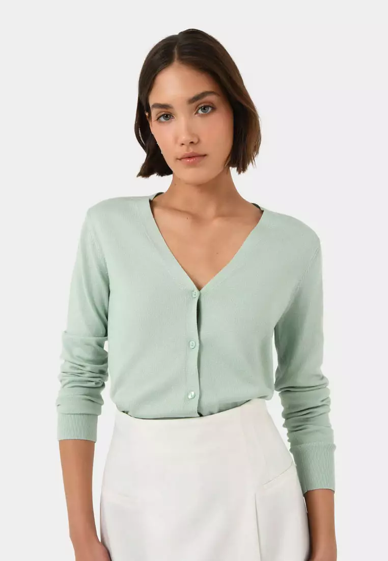 Nicolette V-Neck Knit Cardigan