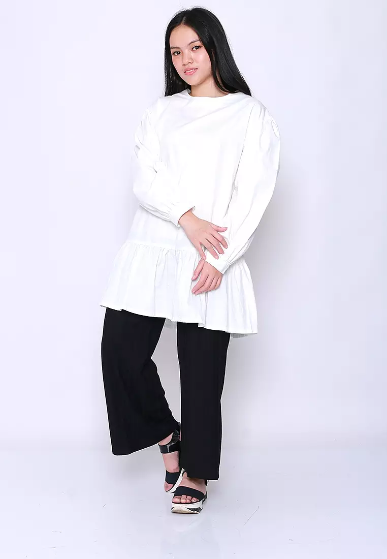 Puff Sleeve Tunic Poplin