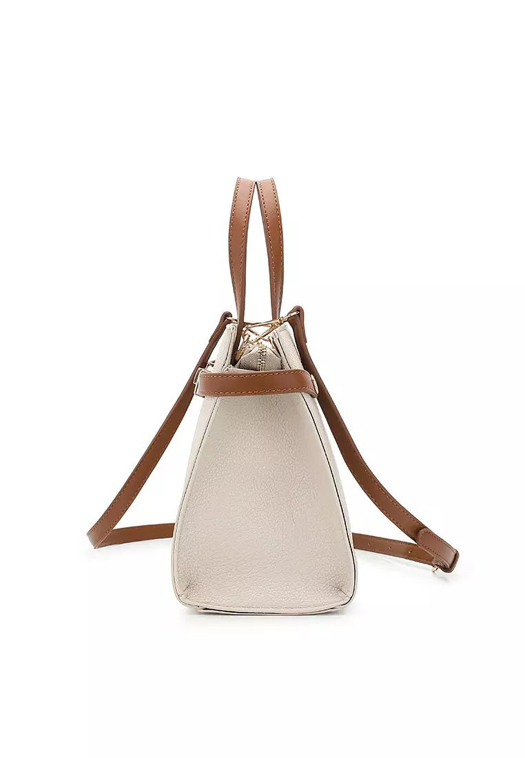 Women's Top Handle Bag / Sling Bag / Crossbody Bag / Shoulder Bag - Beige / Brown