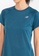 New Balance blue Impact Run Short Sleeves T-Shirt 0A4B2AAFAF0EB8GS_2