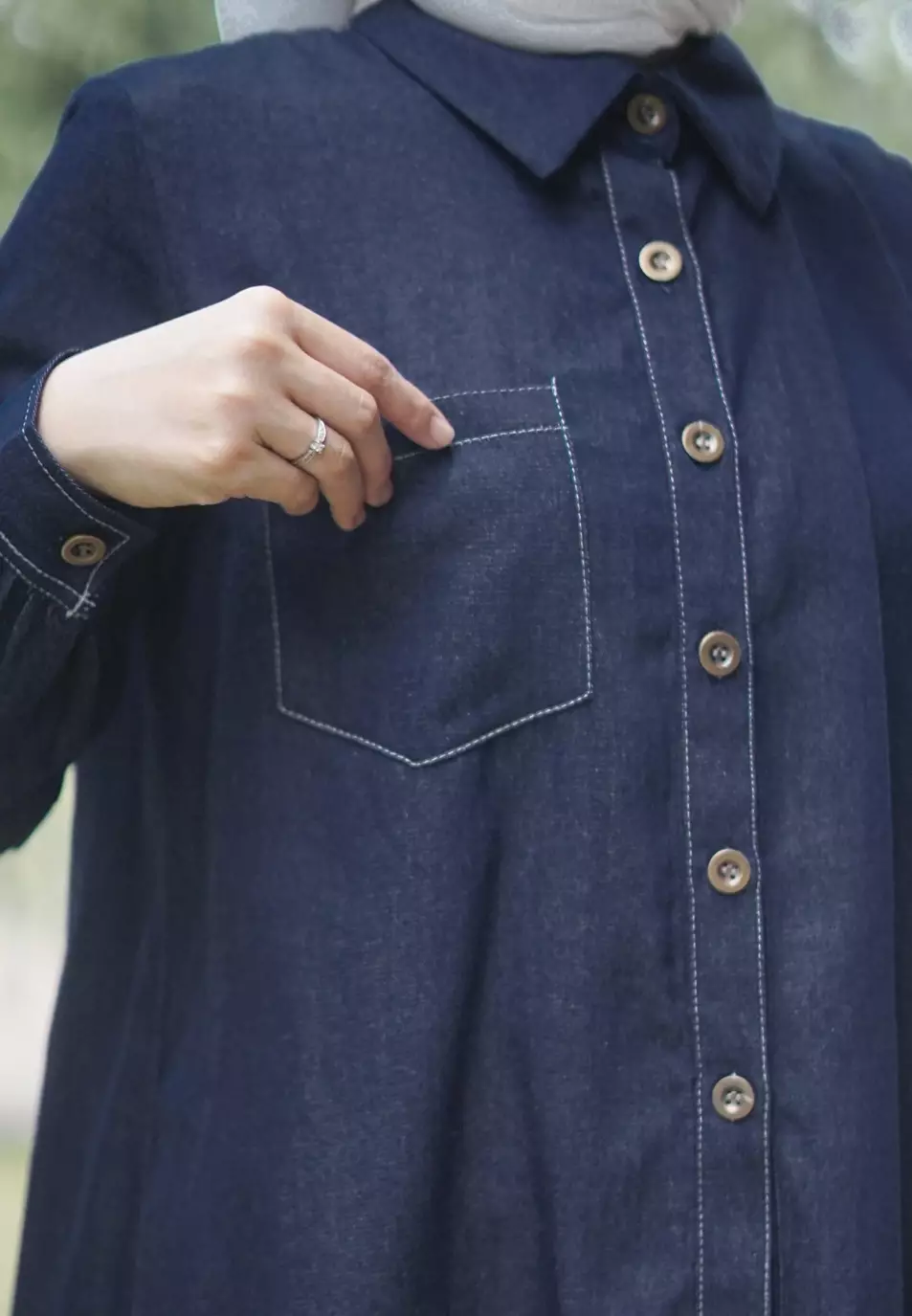 Rachel Denim Shirt - Blue Denim