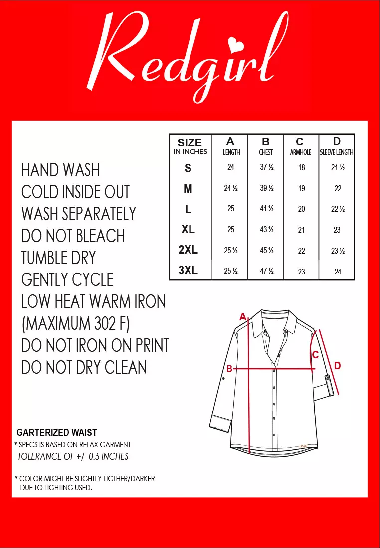 Bold Twill Long Sleeves Collared Blouse