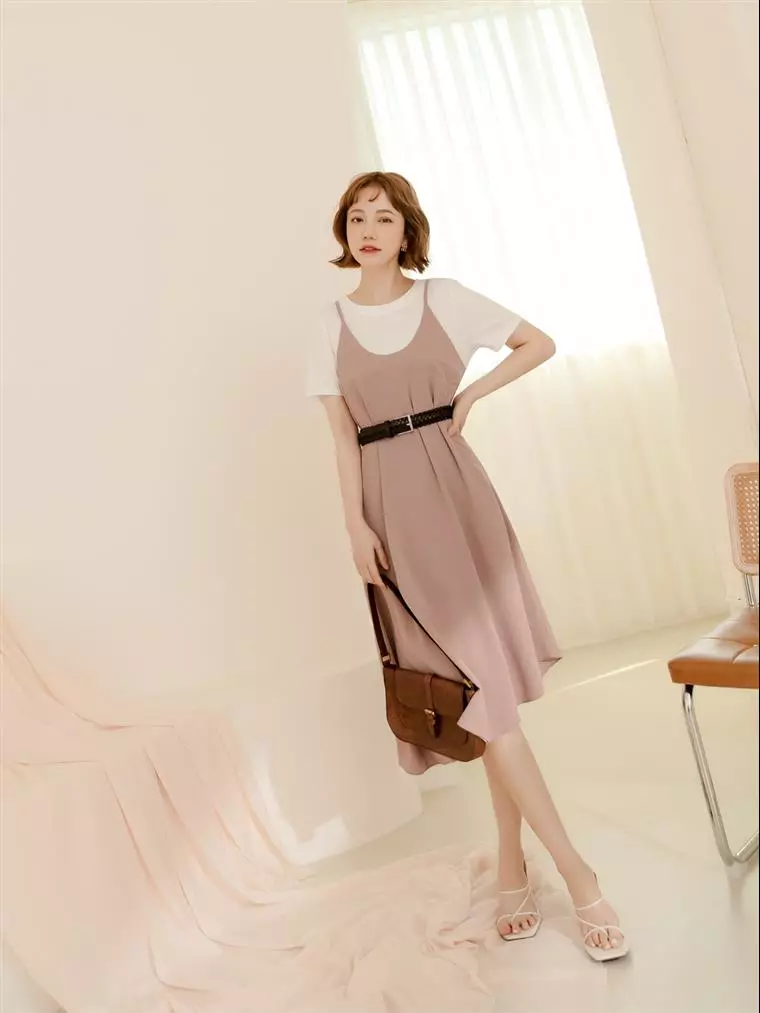Chiffon 2 piece dress sale
