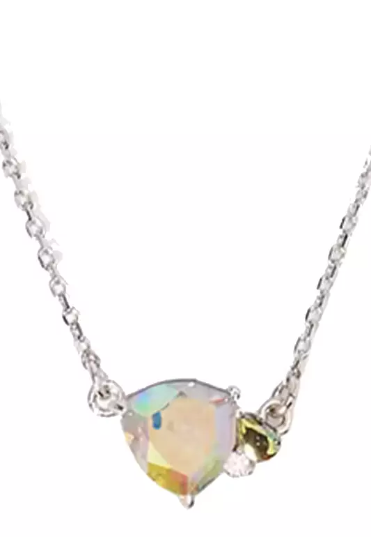 Shine Me Up Pendant Necklace - Neutral Multi KJ391