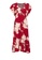 DEITY red Cotton V-Neck Midi Dress 07AF1AA7CA722FGS_5