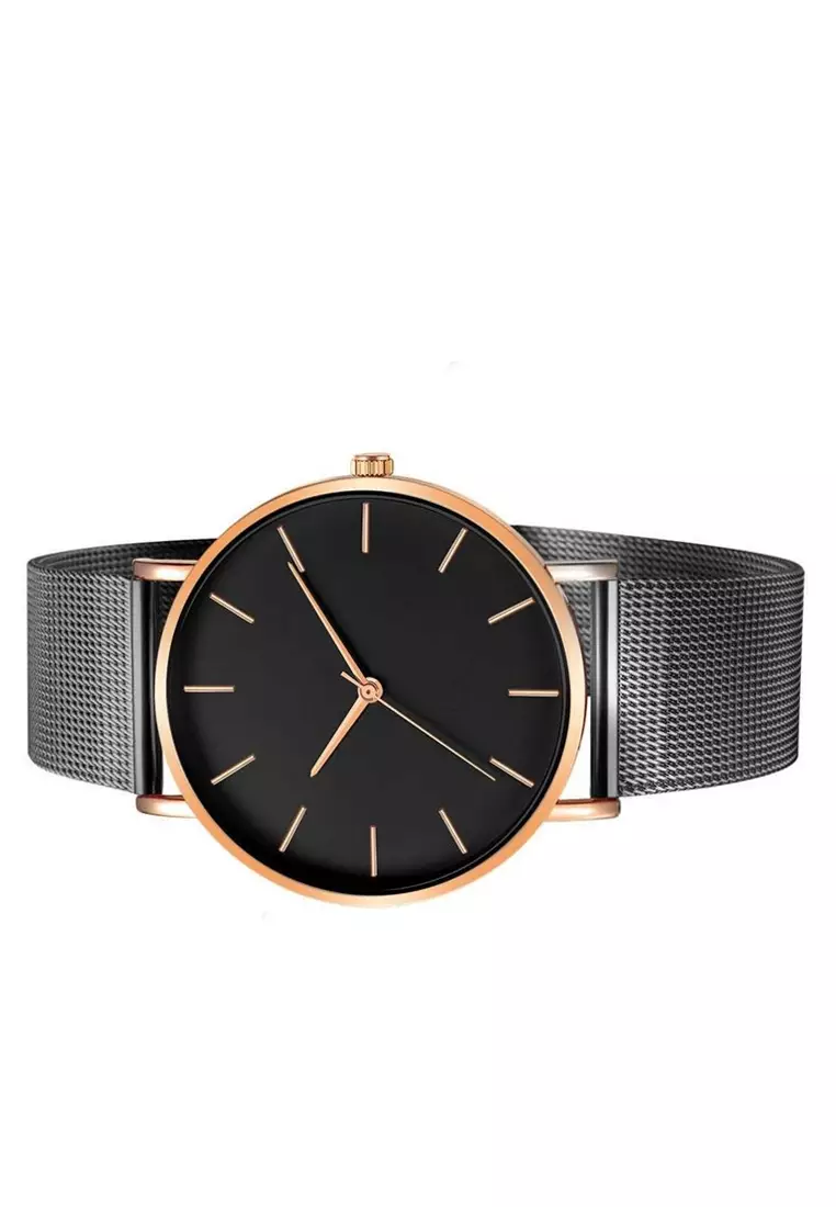 Jam Tangan Kasual Pria Milanese Strap Tali Material Stainless Steel XC50 ORIGINAL