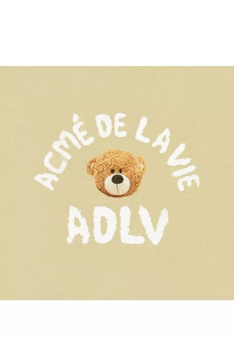 ADLV TEDDY BEAR (BEAR DOLL) SHORT SLEEVE T-SHIRT BEIGE
