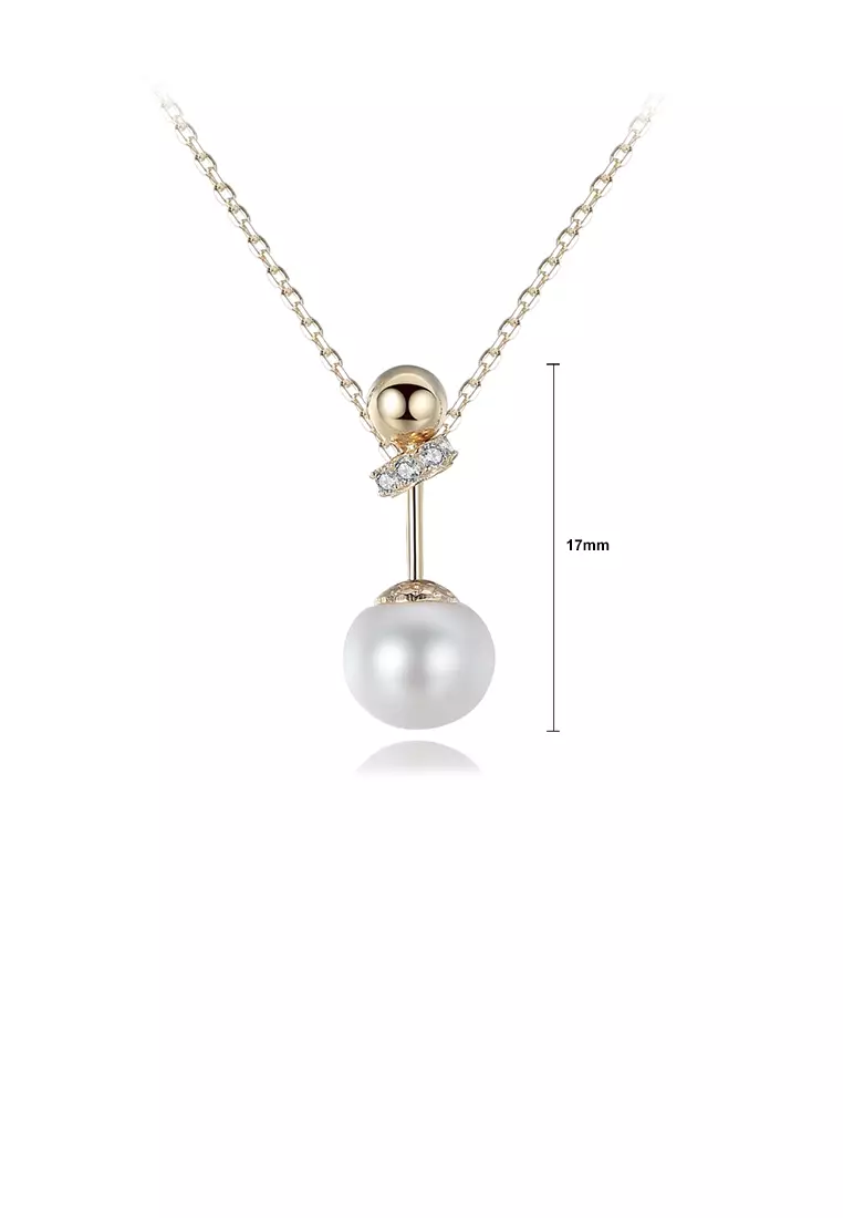 Pearl and pendant necklace clearance