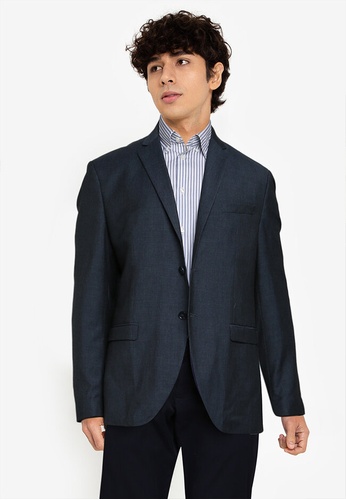 Selected Homme blue Mylobill Ashes Blazer 563AFAADACF0F2GS_1