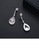 Glamorousky white Fashion Bright Geometric Water Drop Earrings with Cubic Zirconia 83BC8ACD74EAD4GS_4