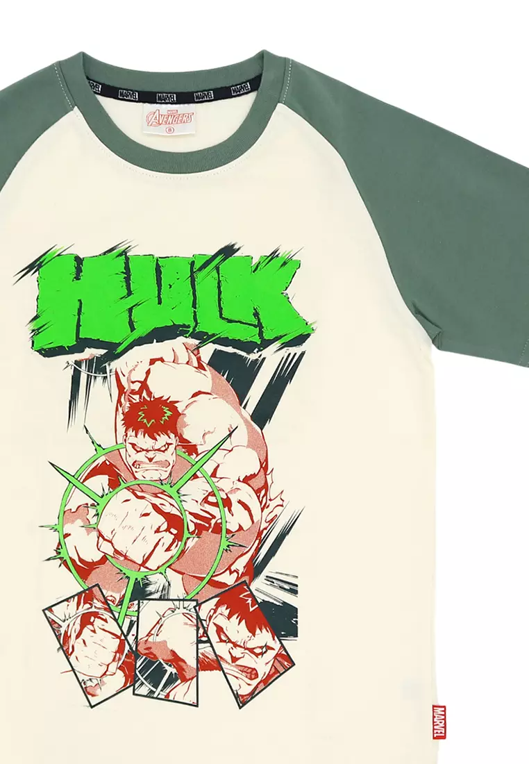 Boys Licensed Graphic Raglan T-Shirt "The Hulk"