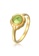 ELLI GERMANY green Ring Cabochon Green Classic Peridot Gemstone Gold Plated 19A57AC905416DGS_1