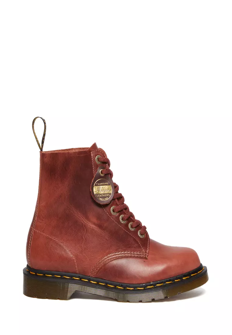 Discount on Dr. Martens  shoes - SKU: 1460 Pascal Made In England Denver Leather Lace Up Boots