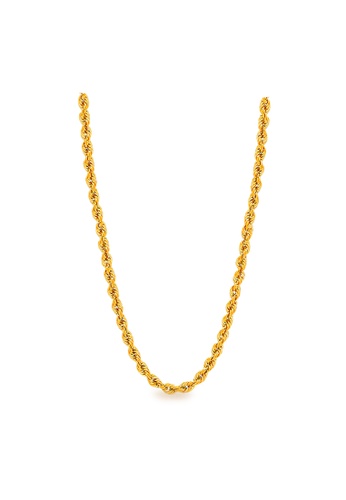 MJ Jewellery gold MJ Jewellery 916 Gold Hollow Rope Chain Necklace R004 (3.20MM, 44CM) 0464FAC7E0DAEBGS_1
