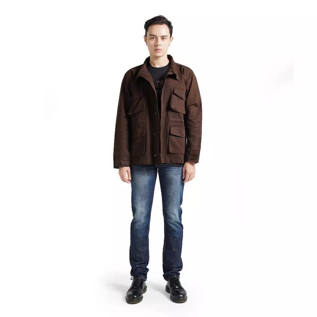 Lee Cooper Long Jacket Darnell Brown
