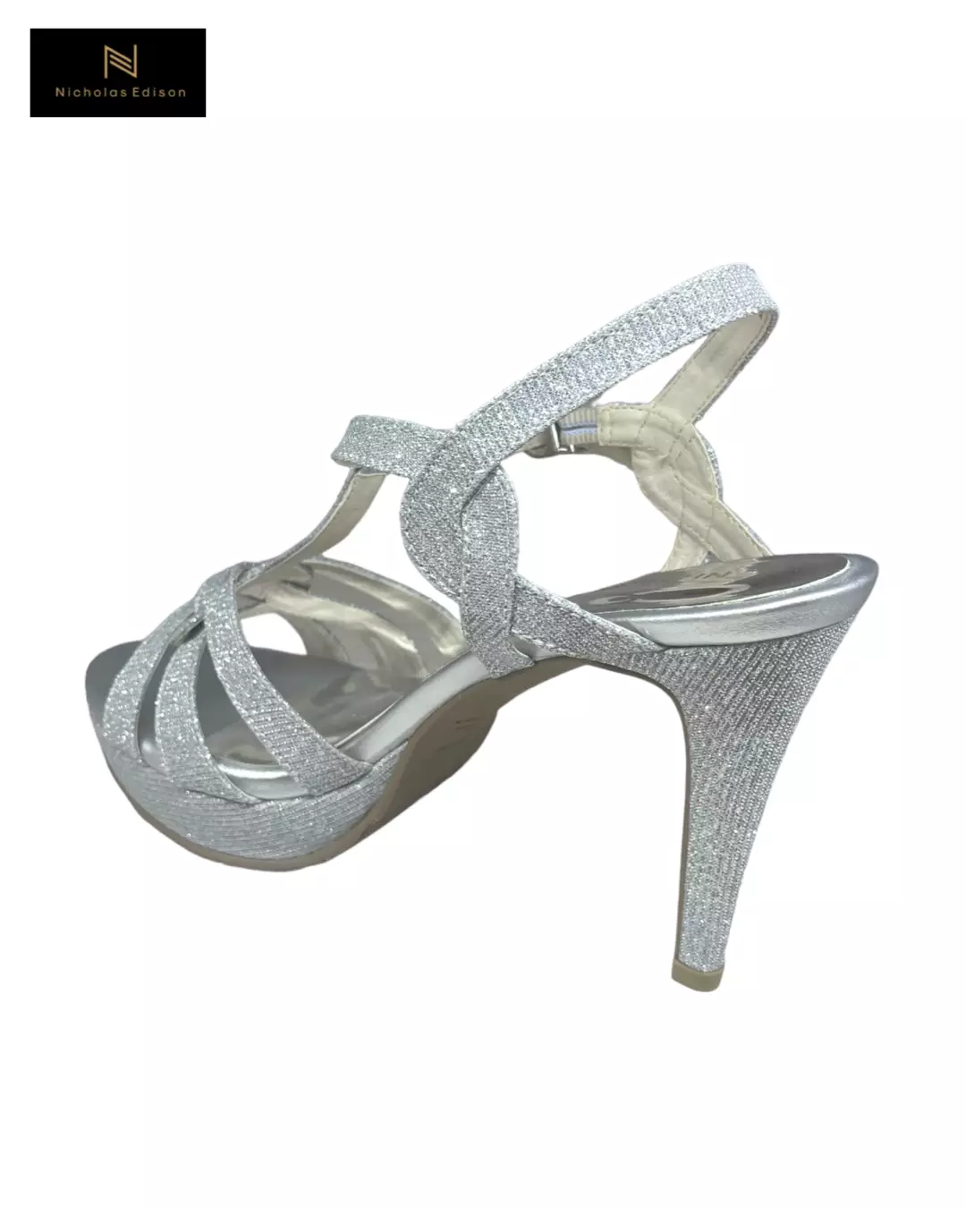 Nicholas Edison Heel Tiara Silver