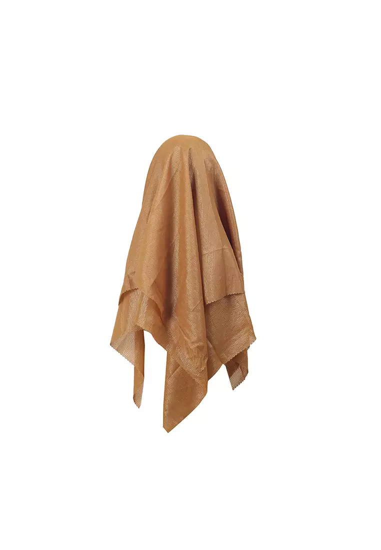 Hijab Segiempat Glowing Payet Gold