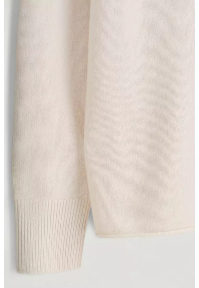 MERINO WOOL POLO JUMPER