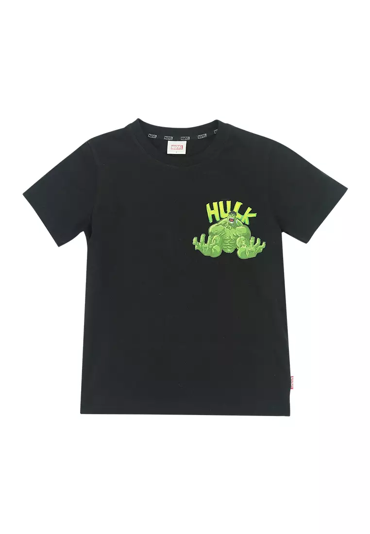 Boys Licensed Graphic T-Shirt Inked Hulk