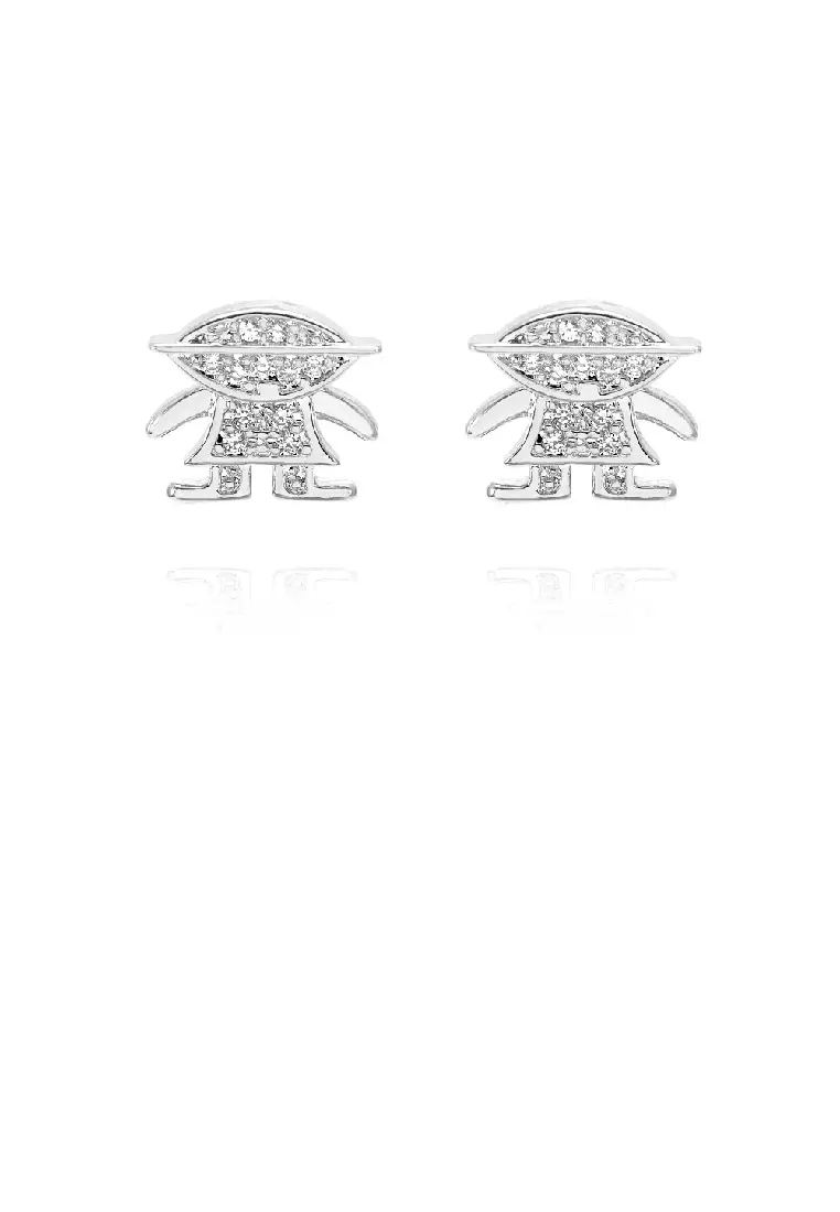 Cartoon stud top earrings