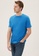 MARKS & SPENCER blue M&S Pure Cotton Crew Neck T-Shirt 1543BAA4C1BC80GS_2