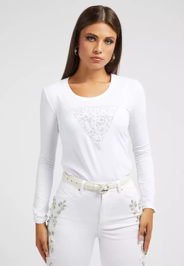 Guess long hotsell sleeve tops