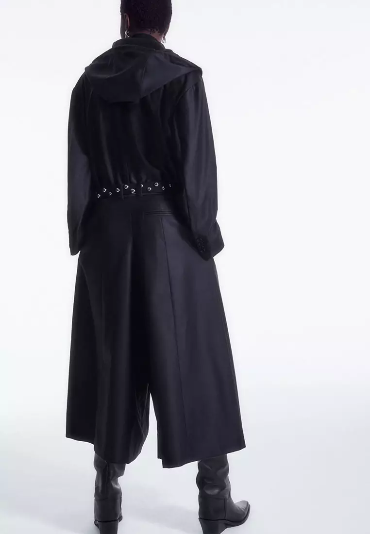 Jupe-culotte BCBG En Laine Noire - Taille 4 - Occasion Très Bon état