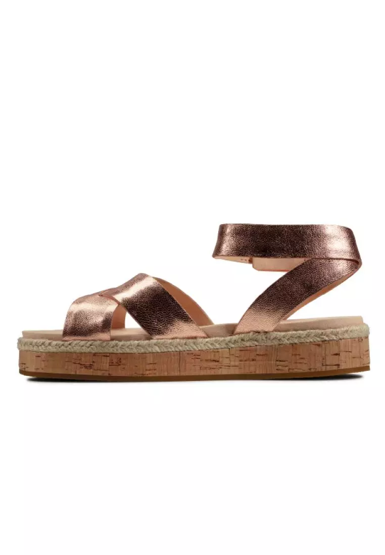 Clarks Botanic Poppy Rose Gold Lea Women s Shoes
