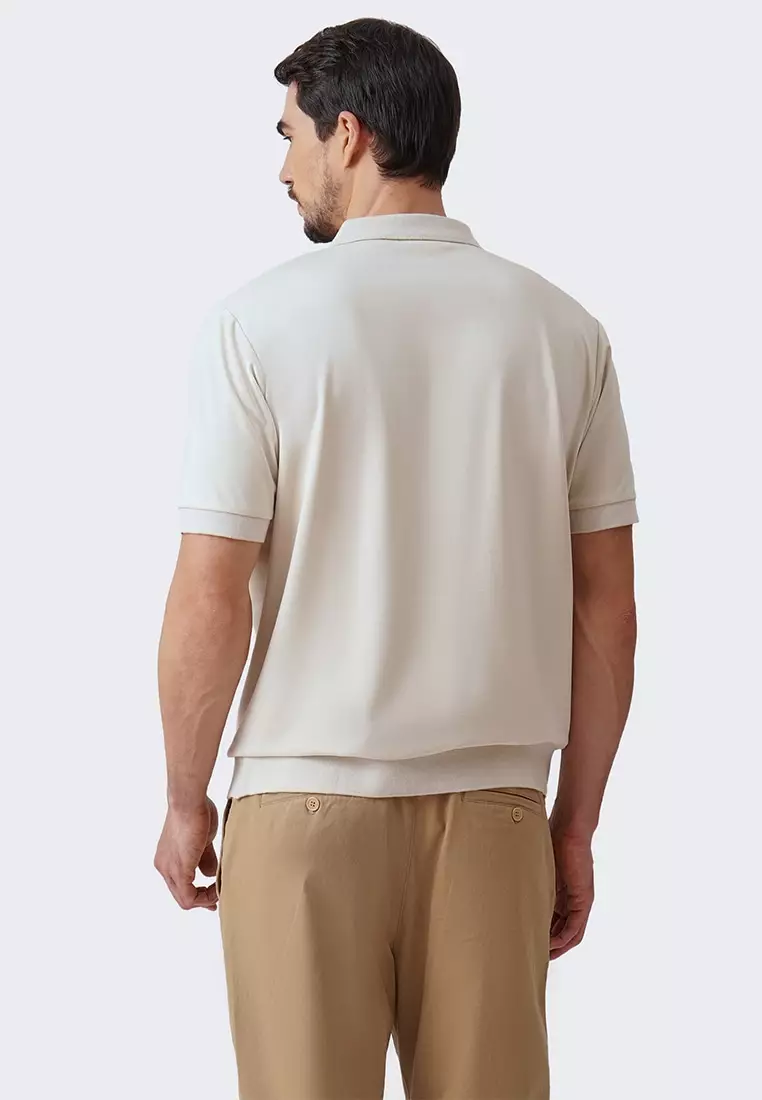 Men's Polo with Seam Details